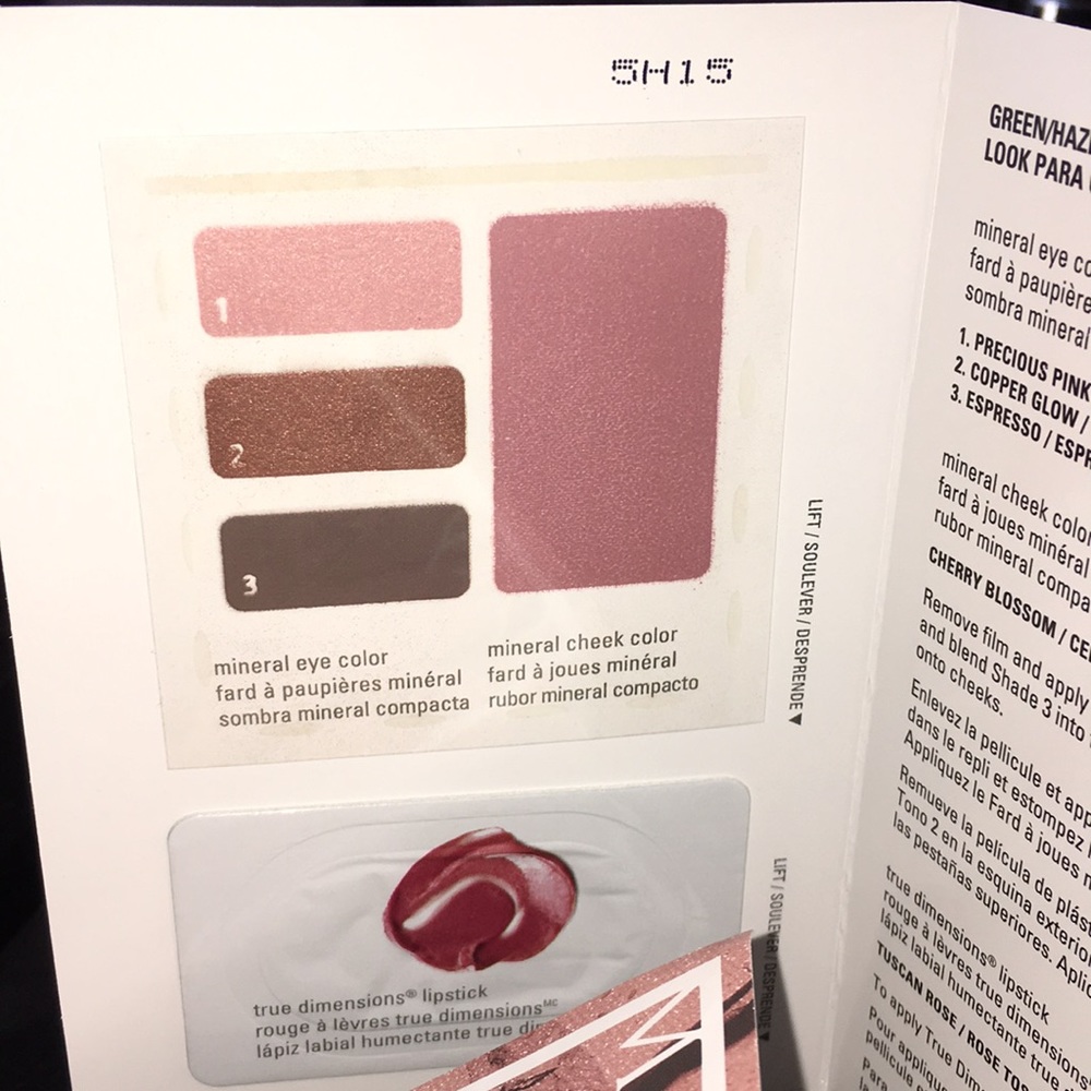 Color Card: I have for blue eyes green and brown!